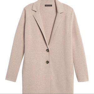 Banana Republic Sand Beige Cocoon Coatigan Sweater